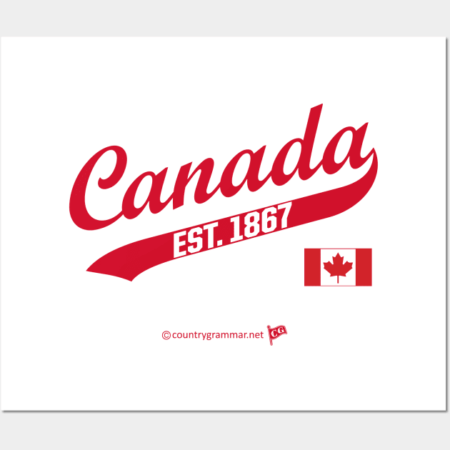 Canada1867 Ultimate Script Wall Art by trevorb74